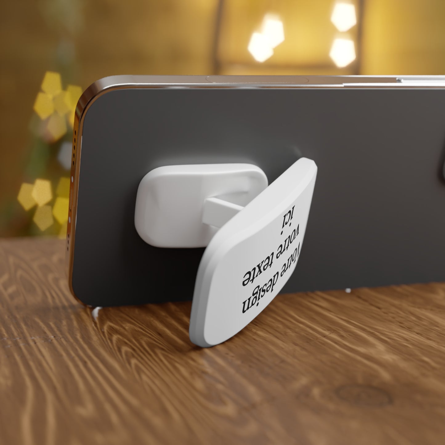 Support téléphone personnalisable universelle – Poignée compacte, accessoire design, idée cadeau