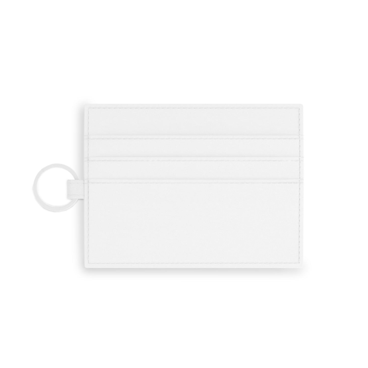 Porte-carte en cuir Saffiano élégant – Portefeuille minimaliste personnalisable, cadeau chic