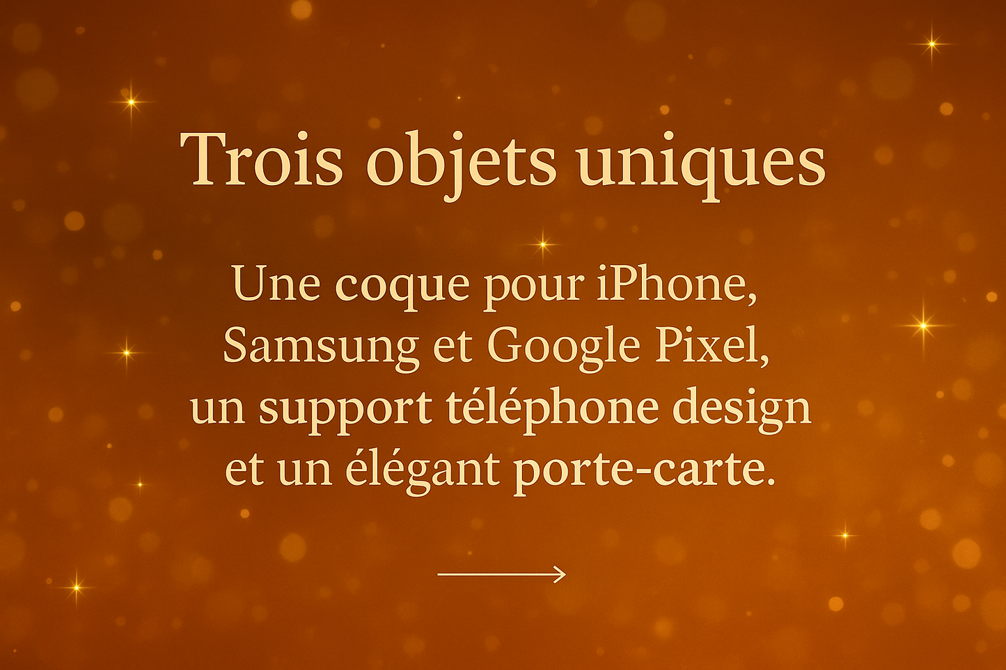Coffret “Signature” – Coque et Support de Téléphone, Porte-cartes Personnalisés
